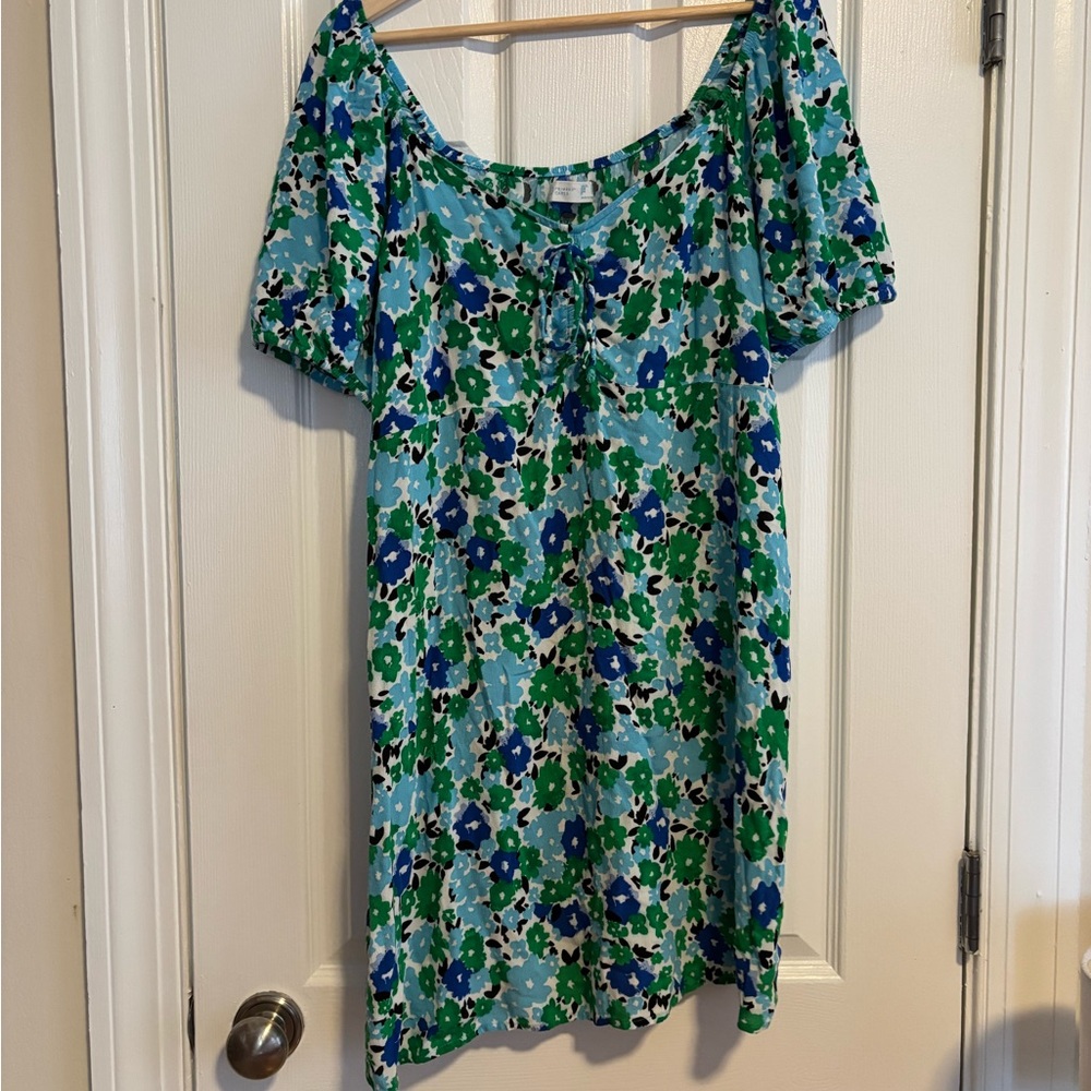 Multicolor Chic Floral Mini Dress